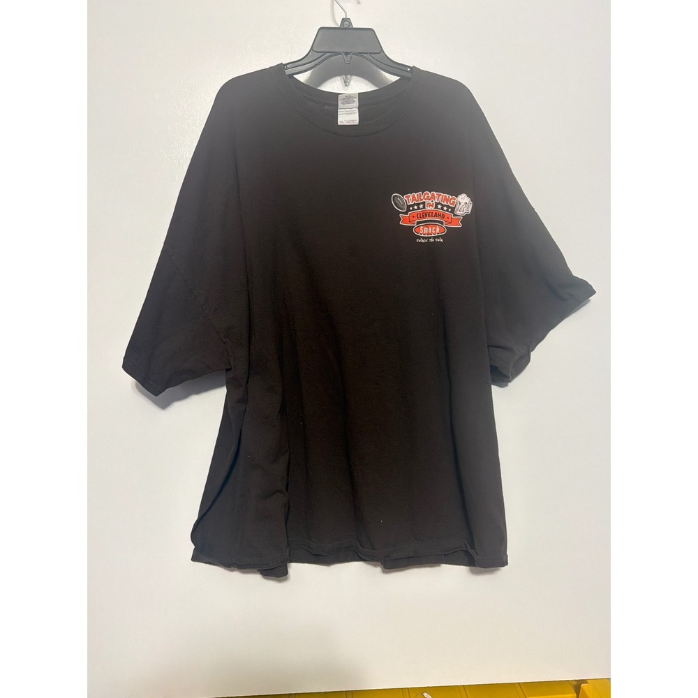 Smack Apparel Tailgating In Cleveland T-Shirt Mens 5XL Dark Brown